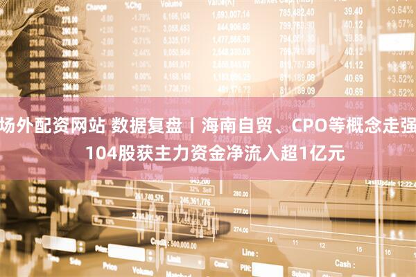 场外配资网站 数据复盘丨海南自贸、CPO等概念走强   104股获主力资金净流入超1亿元
